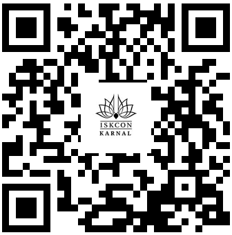 ISKCON Karnal Instagram QR Code